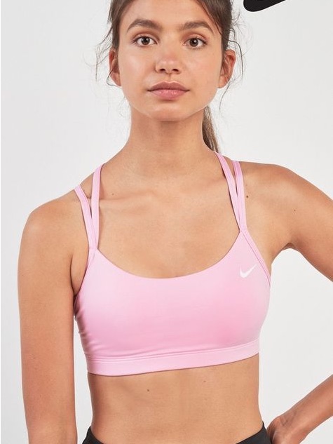 Nike Yoga Pink Sports Bra | Size M